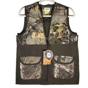 Magellan Game Vest Youth Boys XL Green Camouflage Zip Front New with tags